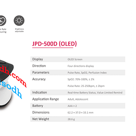 JPD-500D Pulse Oximeter